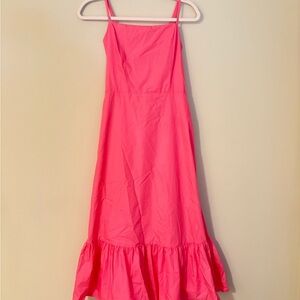 Mi Ami Vibrant Hot Pink Midi Dress